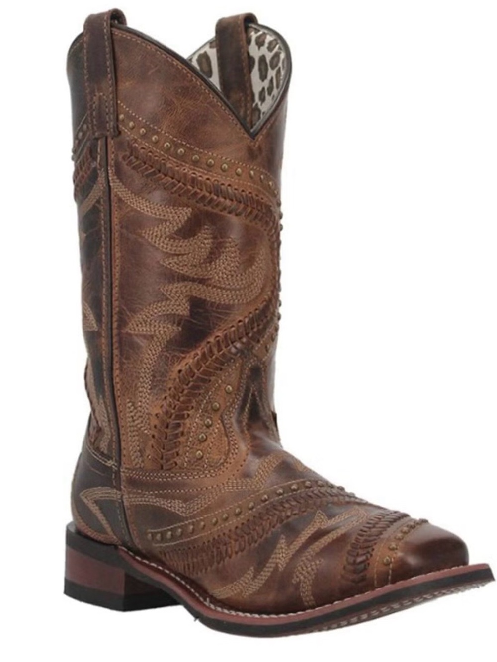 Loredo Charli Performance Western Square Toe Boots Brien 7.5